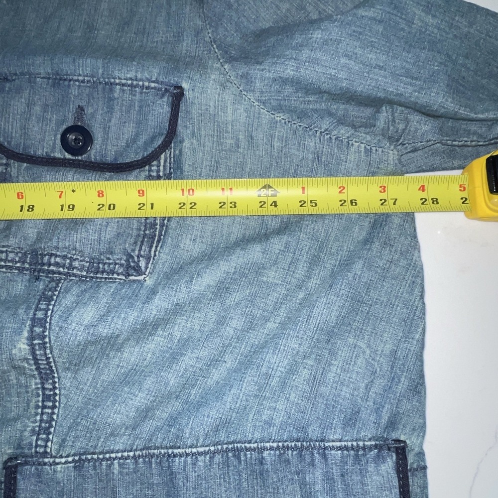 Old Navy Denim Jean Jacket Lightweight 3X 100% Cotton Transitional Layer - Picture 6 of 8